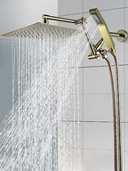 G-Promise All Metal 10 Inches Rainfall Shower Head with Handheld Combo - Image 3
