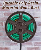 Liberty Basics 510 Wall Mount Hose Reel, Bronze - Image 2