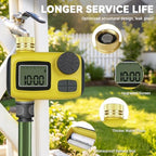 Watering Timers with Brass Inlet, Programmable Hose Timer for Garden Soaker Hose, Sprinkler Timer with Rain Delay/Manual Watering System, Digital Drip Irrigation for Yard, Lawn - Image 6
