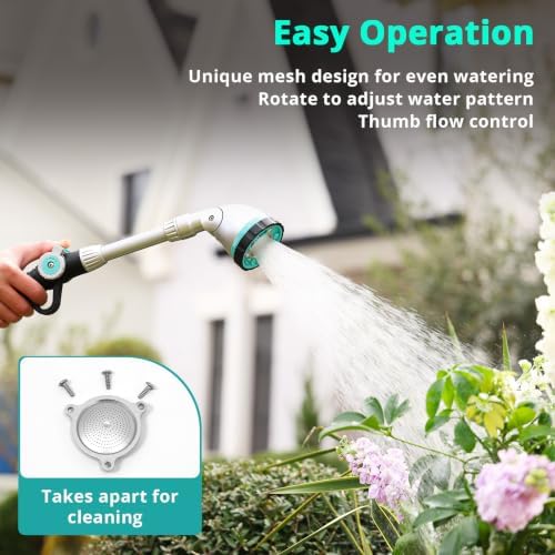 QUOBAS 16'' Watering Wand, Heavy Duty Garden Hose Nozzle with Thumb Control - Image 3