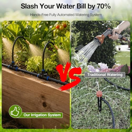 Bluepro 200FT Drip Irrigation System with 360° Adjustable Copper Nozzles - Image 6