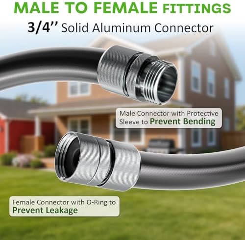 SPECILITE Garden Hose 200 ft x 5/8 in, Custom-Length Flexible Water Pipe - Image 3