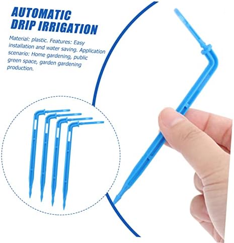 200 Pcs Plant Watering Spikes Automatic Drip Irrigation Garden Irrigation Stakes Automatic Drip Stake Multi-Head Drip Stake Automatic Drip Irrigation System Dripper Tool(Bluex3pcs,10X4cmx2pcs) - Image 4