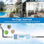 Misters for Outside Patio,Cooling System,65FT|20M. - Image 2
