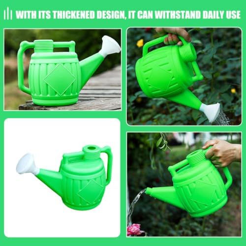 2pcs 5l Plastic Watering Can with Gentle Sprinkle - Image 4