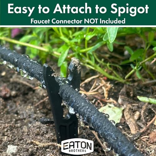 Eaton Brothers Bulk Soaker Hose – 100 ft, 1/4" Inner Diameter – Flexible Drip Watering Line for Gardens, Raised Beds & Landscaping – Durable, No-End Design for Custom Length Systems - Image 4