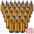 Fumete 36 Pcs 4oz Glass Spray Bottles Fine Mist, Amber, Classic by Fumete