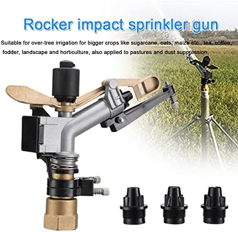 1" Agriculture Farm Irrigation Sprinkler Watering Spray 360° Rotary - Image 7