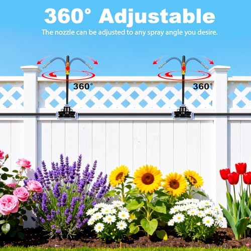 Thiswing 100FT 360° Adjustable Irrigation System with Water Timer - Image 2