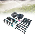 Drip Irrigation Kit, Large Irrigation Area Easy Installation Garden Watering System Automatic Watering System with 15m Thick 50m Thin Hose for Courtyard Balcony Greenhouse - Image 5