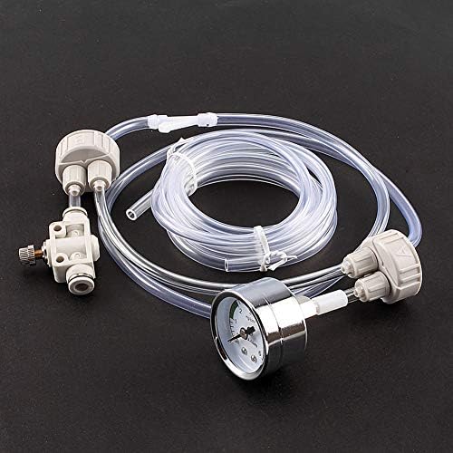 CO2 Generator System Kits, DIY CO2 Aquarium Regulators, CO2 Kits for Aquarium Moss Plants, CO2 Accessories with Pressure Gauge Air Flow Adjustment Valve, D201 - Image 2