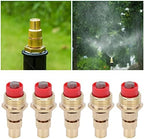 5Pcs Irrigation Nozzle, G1 2 Male Thread Brass Atomizing Nozzle with Filter, Irrigation Drippers Sprinklers for Garden Greenhouse Agricultural - Image 5