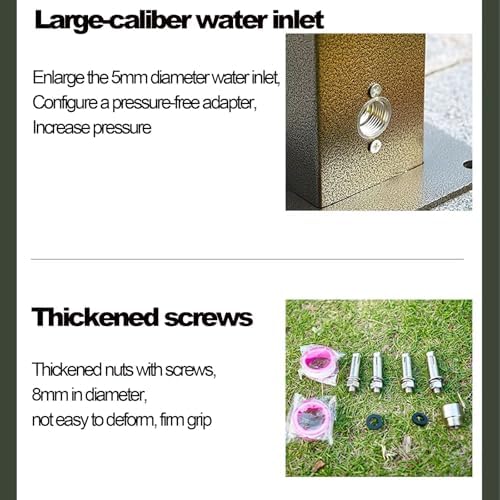 Freestanding Faucet，Outdoor Aluminum Garden Freeze Proof Water Column，Courtyard Hydrants are Used for Irrigation Cleaning Pet Bathing - Image 4