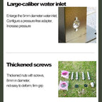 Freestanding Faucet，Outdoor Aluminum Garden Freeze Proof Water Column，Courtyard Hydrants are Used for Irrigation Cleaning Pet Bathing - Image 4