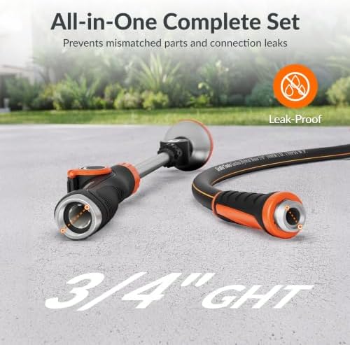 Giraffe Tools Garden Hose 5/8", 25ft Watering Wand Set - Image 6