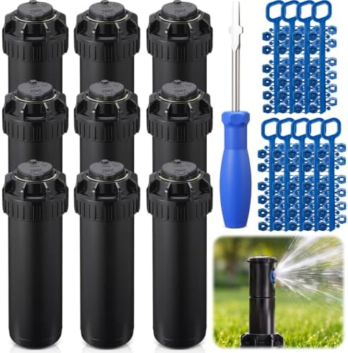 9 Pack Rotor Sprinkler Head Compatible with Rain Bird 5000 Series, by Unknown
