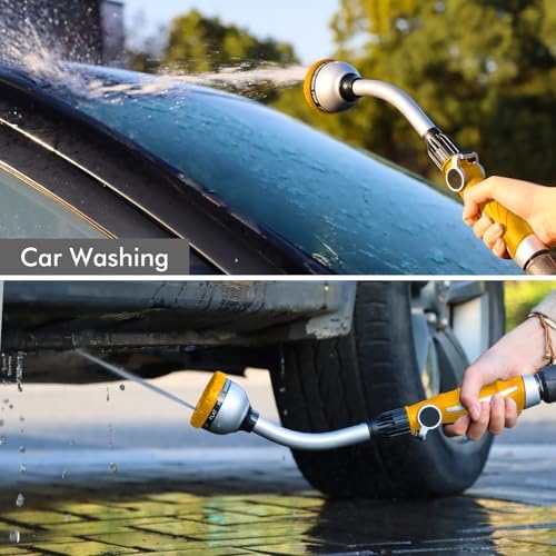 RESTMO Watering Wand Heavy Duty, 15-Inch Long Hose Nozzle Sprayer - Image 5