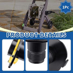 1Pc Hose Reel Inlet Connectors with Yellow Retainer Clip Part - Image 4