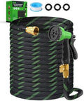 150ft Garden Hose, Non-Expandable Water Hose with 8 Function Spray Nozzle, Lightweight, Knik-Free, Burst-Resistant, Durable & Flexible 3/4" Garden Hose for Lawn, House Cleaning, Car Washing by BIGITTA
