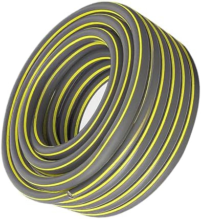 Lightweight Flexible Garden Hose Easy Storage Water Hose for Outdoor Use Yard Lawn Garden and Car Washing Gray-4-points 5m by Unknown