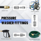 8Pcs 3/8" Stainless Steel Quick Connect Male Pressure Washer - Image 4