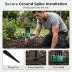 360° Garden Irrigation Sprinkler, Adjustable Lawn Sprinkler with Large Area Coverage, Flexible Above-Ground Watering System for Yard and Garden(4) - Image 5