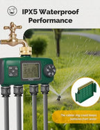 MOES 4 Zone Sprinkler Timer for Garden Hose,Brass Inlet Water Timer - Image 6