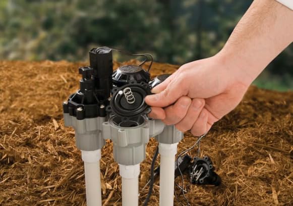 0.75-Inch Anti-Siphon Irrigation Valve, Electric Sprinkler Valve 24V AC with Flow Control, Above Ground Backflow Preventer for Lawn & Garden Watering System - Image 3