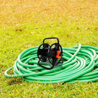 SHINEOFI Freestanding Garden Hose Reel Storage Rack with Hose Holder for Outdoor Lawn and Garden Storage Shelf - Image 6