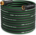 Heavy Duty Garden Hose 75ft, NON-EXPANDABLE Flexible Water Hose, Kink Resistant Lightweight Hybrid Hose, Leakproof Hose Male to Female Fittings by EOOIOGARDEN