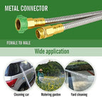 SKYWARD 50ft Stainless Steel Garden Hose, Brass Nozzle,Leakproof,Kink Free - Image 4