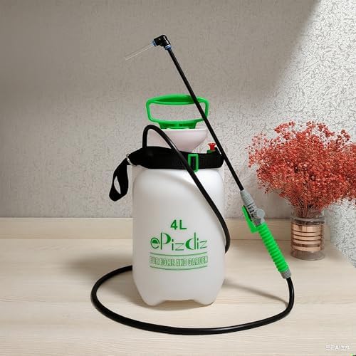 Watering Can Device for Watering Hanging Plant Basket Hard to Reach High Plant Waterer Sprayer 1 Gallon (Green 4L) - Image 3