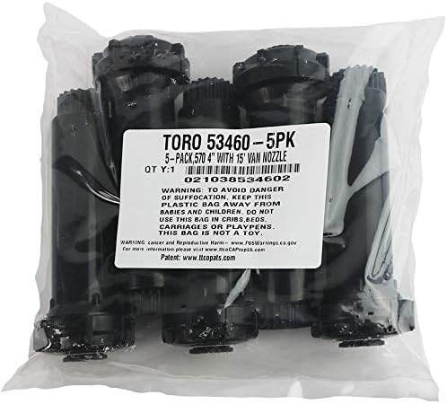 Toro 5 Pack, 570 4" with 15' Van Nozzle - Image 2
