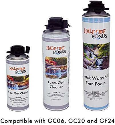Half Off Ponds Waterfall Foam Dispensing Gun – Stainless Steel Spray Foam Gun for Expanding Foam Sealant – Adjustable Bead Control, Solvent-Resistant, Teflon-Coated for Pond & Landscape Use - Image 2