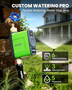 RAINPOINT WiFi Water Timer for Garden Hose, WiFi Sprinkler Controller, Smart Hose Timer Valve, Automatic Drip Irrigation System/Rain Delay for Garden/Lawn/Yard (Brass Inlet & Outlet, No Gateway) - Image 4