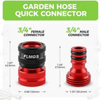 Quick Connect Hose Fittings, 3/4" GHT Garden Hose Connectors - Image 3