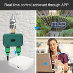 Eujgoov Smart Dual Zone Water Timer Sprinkler Controller for Garden Hose IP55 Waterproof Digital Irrigation Control G3/4in Male - Image 7