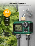 MOES 2 Zone Sprinkler Timer for Garden Hose,Brass Inlet &Outlet Water Timer - Image 6