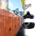 Watering System Misting Line System for Cooling for Garden, Greenhouse, Lawn, Adjustable Water Flow, Quick Connect and Pull Out ﻿(20m/65.6ft) by Unknown