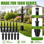 12 Pack Sprinkler Head Replacement, Compatible with Rain Bird 1800 - Image 4