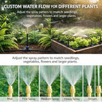 Drip Irrigation System 200FT 1/4", 36 Adjustable Copper Nozzles - Image 5