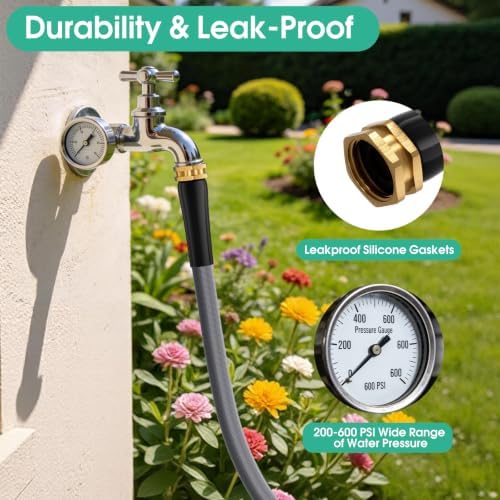 Garden Hose 50 FT, Non-Expanding Water Hose, Kink-Free, Burst-Resistant - Image 5