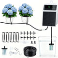 Mcbazel Solar Automatic Drip Irrigation Kit, USB-C & Solar-Powered Plant Waterer for 10 Potted Plants, Auto Watering System with Timer & Anti-Siphon, IPX5 Waterproof for Indoor Outdoor Vacation by Mcbazel