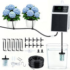 Mcbazel Solar Automatic Drip Irrigation Kit, USB-C & Solar-Powered Plant Waterer for 10 Potted Plants, Auto Watering System with Timer & Anti-Siphon, IPX5 Waterproof for Indoor Outdoor Vacation by Mcbazel