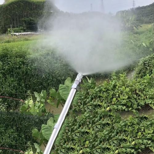 Adjustable Garden Hose Nozzle Sprayer, Elbow and Straight for Easy Watering Directly Spray Silver 5pc - Image 7