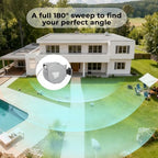 Retractable Garden Hose Reel,Wall Mounted Hose Reel, Optional Position Lock，Slow-Retract System，Wall Mounted，180°Swivel Bracket，Light Grey - Image 5