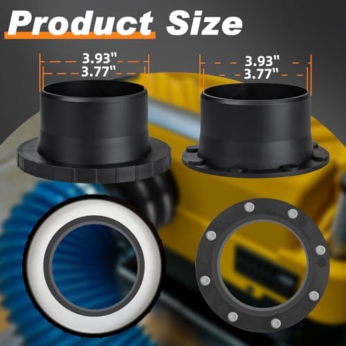 Magnetic Dust Collector System for 4" Shop Vacuum Hose,One-to-Multi Machines - Image 2