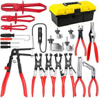 20 PCS Hose Clamp Pliers Set, Pinch Off & Disconnect Tools for Auto by QLOUNI