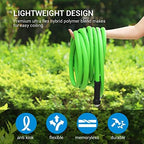 DEWENWILS Garden Hose 25 ft x 5/8", Water Hose with Swivel Handle, Heavy Duty, Lightweight, Flexible Hose for Plants, Car, Yard, 3/4 Inch Solid Fittings, Drinking Water Safe HHGH25A1 - Image 5