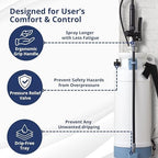 Sprayers Plus FoamX Pro Foaming Pump Sprayer 2 Gallon 45 PSI Hand Pump - Image 5